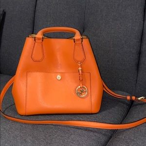 99% new MK bag! Authentic leather tote/crossbody